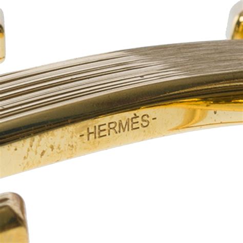 Hermès HERMES Fibbia per cintura H autentica nuova 